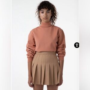 Los Angeles Apparel Heavy Duty Turtleneck-Tereacotta